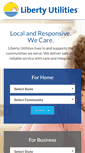 Mobile Screenshot of libertyutilities.com